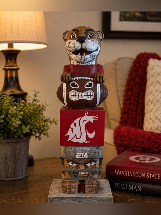 Other - NCAA Washington State Cougars Totem Statue | WSU Decor | Football Collectible